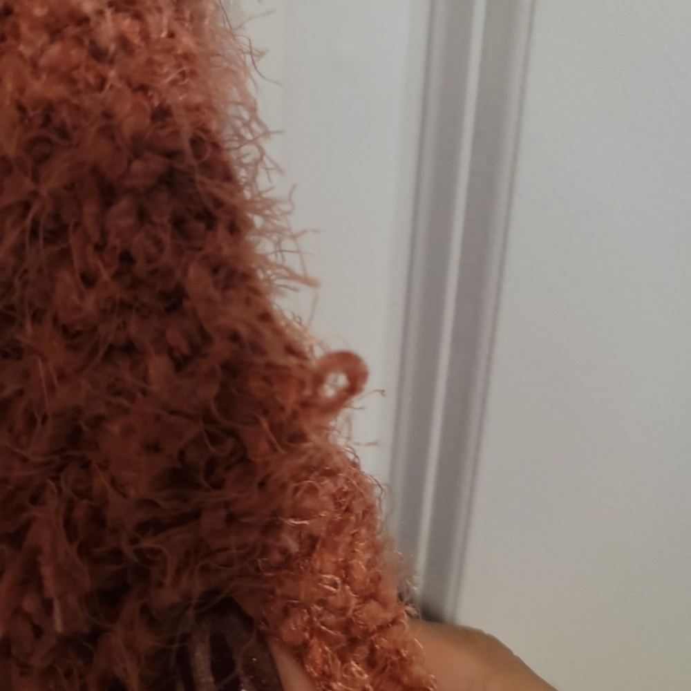 Freshman 1996 Coral Fuzzy Sweater - Picture 5 of 5